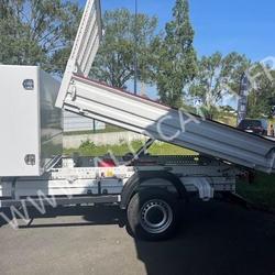 Volkswagen Crafter 140CV DOUBLE CABINE 6 PLACES BENNE COFFRE CROCHET Tr&eacute;gueux