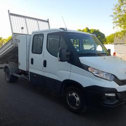 Iveco Daily EMP 4100 QUAD-LEAF 35C14S BENNE DOUBLE CABINE 6 PLACES + COFFRE Sainte-Gemmes-sur-Loire