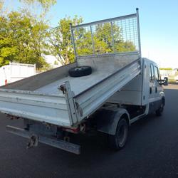 Iveco Daily EMP 4100 QUAD-LEAF 35C14S BENNE DOUBLE CABINE 6 PLACES + COFFRE Sainte-Gemmes-sur-Loire