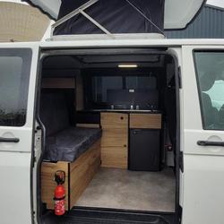 Fourgon Volkswagen Volkswagen Van VW T6 VASP Caravane 77850 Kms toit relevable La M&eacute;zi&egrave;re