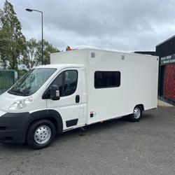 Peugeot Boxer CANTINIERE 5 PLACES PANNEAUX SOLAIRES PEUGEOT 130cv BASE VIE ENROBE Tr&eacute;gueux