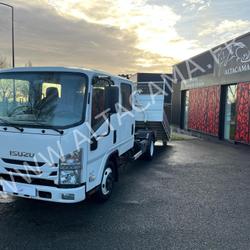 Isuzu Serie N 6 PLACES POLYBENNE AMPLIROLL 125CV ROUES JUMELEES DOUBLE CABINE Tr&eacute;gueux