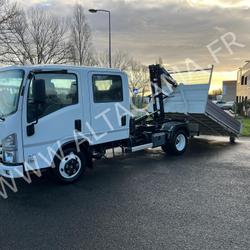 Isuzu Serie N 6 PLACES POLYBENNE AMPLIROLL 125CV ROUES JUMELEES DOUBLE CABINE Tr&eacute;gueux