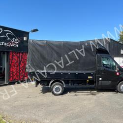 Renault Master BACHE SAVOYARDE COULISSANTE PLSC 165CV L3 GRAND CONFORT PLATEAU 3,40m Tr&eacute;gueux