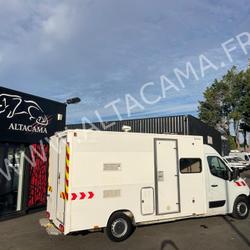 Renault Master BASE VIE MOBILE GRUAU 7 PLACES 125CV CELLULE ATELIER BUREAU CANTINIERE Tr&eacute;gueux