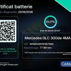Mercedes GLC AMG Line 300 de 9G-Tronic 4Matic occasion - Cholet - photo 2/10
