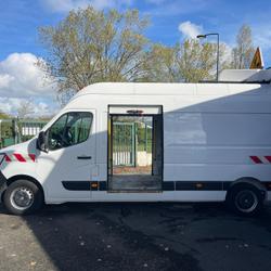 Renault Master COULISSANT ARRIERE TRIFLASH GYROPHARE CROCHET L3H3 14m3 135CV PMV DOUBLE PORTE LATERALE RIDEAU occasion - Tr&eacute;gueux - photo 2/8