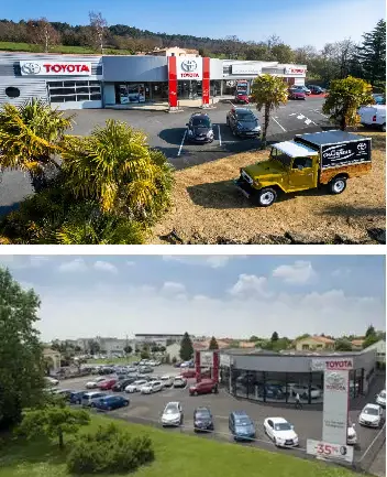 Toyota Cheffois  Les Garages Chaigneau (85) - Route de La Châtaigneraie &agrave; CHEFFOIS (85)