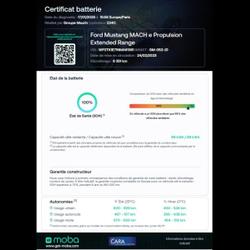 Ford Mustang Extended Range 99kWh 294ch 7cv Al&egrave;s