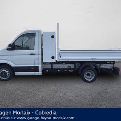 Volkswagen Crafter 50 (d&eacute;tar&eacute; 3,5 t) L3 2.0 TDI 163ch Business Propulsion RJ + benne coffre Gruau Saint-Martin-des-Champs