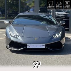 Lamborghini Huracan COUP&Eacute; LP610 FREINS C&Eacute;RAMIQUES ECHAPPEMENT SPORT PACK BRANDING SELLERIE ALCANTARA LIVRAISON R Andr&eacute;zieux-Bouth&eacute;on