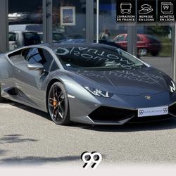 Lamborghini Huracan COUP&Eacute; LP610 FREINS C&Eacute;RAMIQUES ECHAPPEMENT SPORT PACK BRANDING SELLERIE ALCANTARA LIVRAISON R Andr&eacute;zieux-Bouth&eacute;on