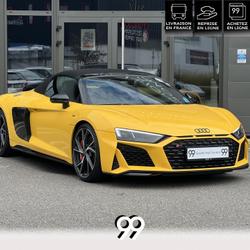 Audi R8 GT Spyder V10 620ch Performance Miltek Carbon Full LOA 1521?/ MOIS LIVRAISON REPRISE Andr&eacute;zieux-Bouth&eacute;on