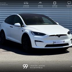 Tesla Model X MY22 PLAID 1020CH 6 PLACES CAMERA 360 REPRISE LIVRAISON CREDIT Andr&eacute;zieux-Bouth&eacute;on