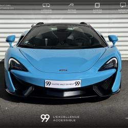 McLaren 570S SPIDER CURACAO BLUE LIFT CAMERA B&W AILERON MSO LIVRAISON FINANCEMENT REPRISE occasion - Andr&eacute;zieux-Bouth&eacute;on - photo 2/45