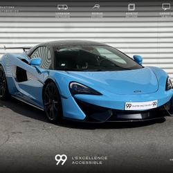 McLaren 570S SPIDER CURACAO BLUE LIFT CAMERA B&W AILERON MSO LIVRAISON FINANCEMENT REPRISE occasion - Andr&eacute;zieux-Bouth&eacute;on - photo 3/45