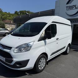 Ford Transit Custom 2.0 EcoBlue - 130  Fourgon L1H2 Ambiente TVA RECUPERABLE + GPS + ATTELAGE Brive-la-Gaillarde