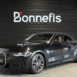 BMW Serie 4 cabriolet 430i 245Ch BVA8 G23, CAMERA | CARPLAY | HUD | FEUX LASER, 42 900Km, 1ERE MAIN.. Manhac