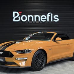 Ford Mustang Convertible 5.0 V8 450Ch BVM Phase 2, CAM | CARPLAY | REGULATEUR, 42 700Km, 1ERE M.. Manhac