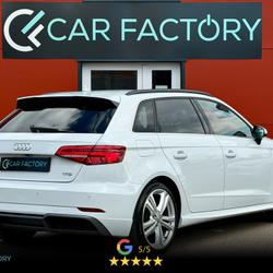 Audi A3 Sportback S-Line 1.5 TFSI 150 BVA 1&egrave;re Main Virtual Cockpit GPS Cam&eacute;ra R&eacute;gulateur ACC Marmoutier