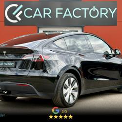 Tesla Model Y Grand Autonomie AWD TVA r&eacute;cup Attelage 1&egrave;re Main Dual Motor int&eacute;rieur Blanc Marmoutier