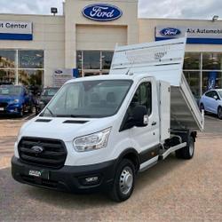 Ford Transit 2T Chassis cabine avec Benne + coffre ar P350 L3 2.0 EcoBlue 170ch S&S T occasion - Marseille 10e Arrondissement - photo 2/22
