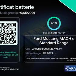 Ford Mustang 269ch Standard Range 76kWh 7cv Anthy-sur-L&eacute;man