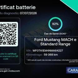 Ford Mustang 269ch Standard Range 76kWh 7cv Annemasse