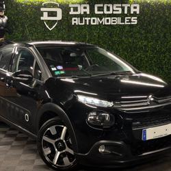 Citroen C3 II SHINE 1.2 82 Cv 1ERE MAIN APPLE CARPLAY & ANDROID AUTO ECRAN TACTILE - GARANTIE 1 AN Taverny