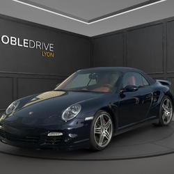 Porsche 911 type 997 997 TURBO 3.6 480ch CABRIOLET BVM | MIDNIGHT BLUE | ENTRETIEN COMPLET PORSCHE ET SPECIALISTE Limas