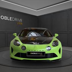Alpine A110 R TURINI 300ch - VERT ACIDE MAT 1/43 - CARBON - TVA Limas