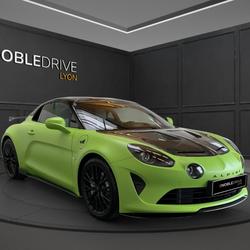 Alpine A110 R TURINI 300ch - VERT ACIDE MAT 1/43 - CARBON - TVA Limas