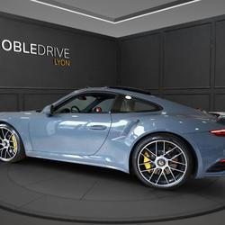 Porsche 911 type 991 991.2 Turbo S - 3.8 580ch - BLEU GRAPHITE - Int.Ardoise/Craie - Suivi Porsche - Porsche APPROVED Limas