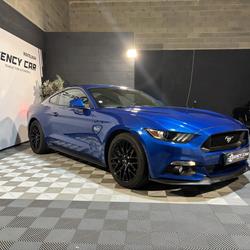 Ford Mustang Fastback 5.0 V8 421ch - Bleu - Si&egrave;ges Recaro Montboucher-sur-Jabron