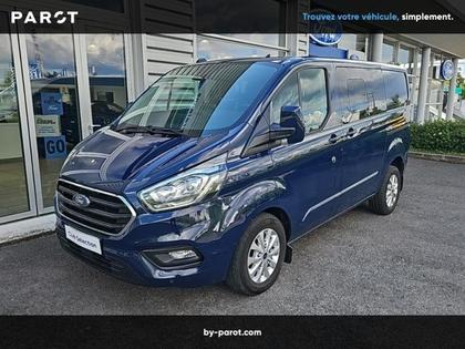 Ford Transit Custom - 300 L1H1 2.0 EcoBlue 130 S&S Cabine Approfondie Limited BVA6 7cv - 32 900 €