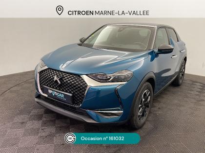 DS DS3 Crossback - 3 CROSSBACK DS3 CROSSBACK BLUEHDI 100 BVM6 SO CHIC - 13 990 €