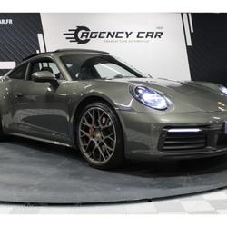 Porsche 911 992.1 3.0 450 PDK Coup&eacute; Carrera S 1&egrave;re Main Porsche Approved Vert Aventurine Villeneuve-d'Ascq