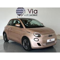 Fiat 500C Electrique 118 ch 42 kWh Ic&ocirc;ne Plus TOIT PANO - RADARS AV ET AR - TABLETTE TACTILE Saujon
