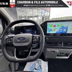 Ford Transit Custom CABINE APPROFONDIE CA 320 L2H1 2.0 ECOBLUE 170 CH BVA8 LIMITED Prix : 39150 ht La Grand-Croix
