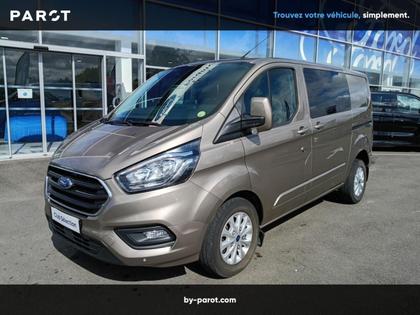 Ford Transit Custom - 300 L1H1 2.0 EcoBlue 130 S&S Cabine Approfondie Limited BVA6 7cv - 30 990 €
