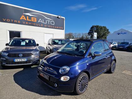 Fiat 500C - 0.9 8V TWINAIR 105CH S&S RIVA (VOLANT BOIS) - 13 490 €