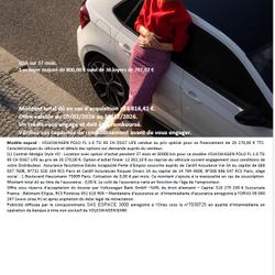 Volkswagen Polo Polo 1.0 TSI 95 S&S DSG7 Life Pontarlier