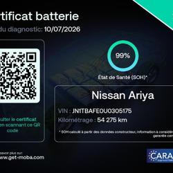 Nissan Ariya Electrique 242ch 87kWh Evolve Avignon