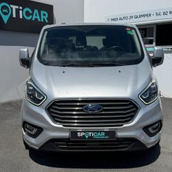 Ford Tourneo Custom 320 L2H1 2.0 EcoBlue 130ch Titanium BVA / 9 PLACES / CUIR / TVA RECUPERABLE / 30825HT Concarneau