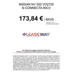 Nissan NV 200 N CONNNECTA 90CV LA GRAVERIE