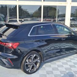 Audi A3 Sportback IV New 40 TFSIe 204 25.7kWh S Tronic S LINE 142Kms Elect. WLTP Key Less Hayon EL. occasion - M&eacute;rignac - photo 3/42