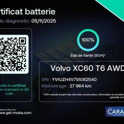 Volvo XC60 T6 Hybride Rechargeable 253 + 145ch Ultra Style Dark Geartronic 8 AWD Nogent-le-Phaye
