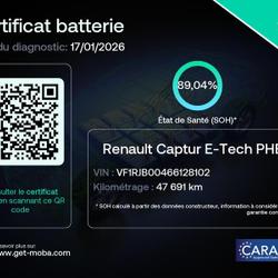 Renault Captur 1.6 E-Tech hybride rechargeable 160ch Initiale Paris -21 Saint-Pierre-l&egrave;s-Nemours