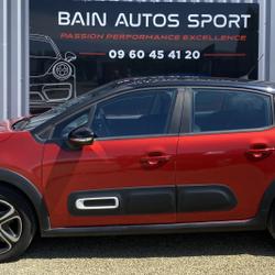 Citroen C3 Feel Pack 1.2L 83ch  Rouge/Toit Noir Bain-de-Bretagne