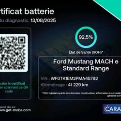 Ford Mustang 269CH STANDARD RANGE 76KWH MACH-E PROPULSION Saint-Ouen-l'Aum&ocirc;ne